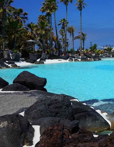 Commercial Luxury Recreational Rock Pools Alongside Main Beach at Hotel